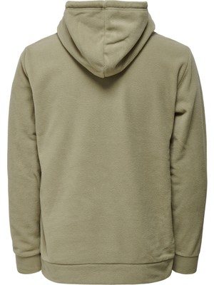 Only & Sons Kapüşon Yaka Gri Erkek Sweatshirt 22022626_ONSNIKOLAI Reg Fleece Hood