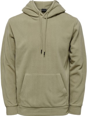 Only & Sons Kapüşon Yaka Gri Erkek Sweatshirt 22022626_ONSNIKOLAI Reg Fleece Hood