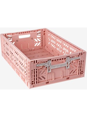 Aykasa 604018 Maxibox Konforlu Kilit Milk Tea Katlanabilir Kasa