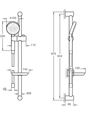 Artema Master 1f Sürgülü El Duşu A45693