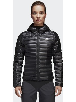 adidas W Varilite Ho J Kadın Mont Uzun Kol Midi Kesim Düz Siyah Renkli Model