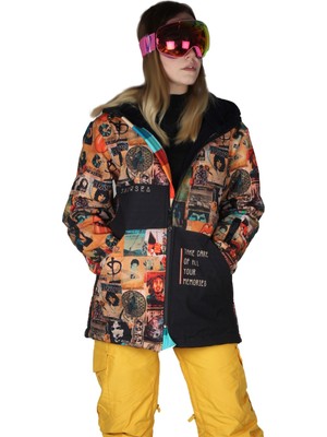 Snowsea 70's Fermuar SS7803 Unisex Kayak Montu, 1. Kalite Unisex Snowboard Montu