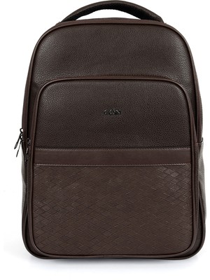 Gönderi(r) Unisex Kahverengi Büyük Boy Unisex Laptop Ve Sırt Çantası B6811