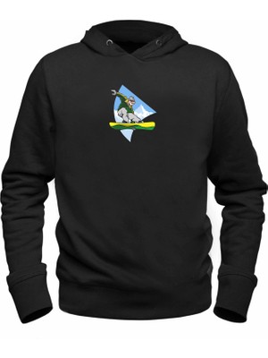 Alfa Tshirt Snowboad Siyah Sweatshirt
