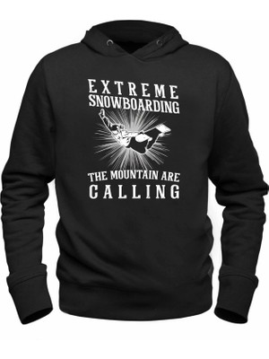 Alfa Tshirt Snowboard The Mountain Siyah Sweatshirt