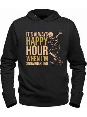 Alfa Tshirt Always Snowboard Siyah Sweatshirt