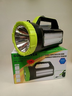 Gold Silver Şahinler Gold Silver GS-2682 Şarj Edilebilir El Feneri