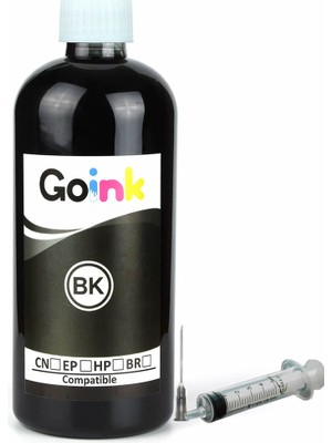 Goink 664 Siyah Mürekkep Epson L3060 Uyumlu 500 ml (Muadil)