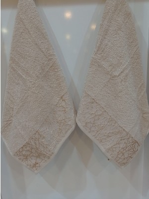 Nivemes Home Linens Bej 50*85 Yüz Havlusu Karacan