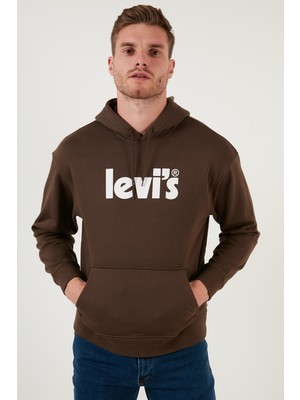 Levi's Pamuklu Relaxed Fit Kanguru Cepli Kapüşonlu Sweat Erkek Sweat A2639