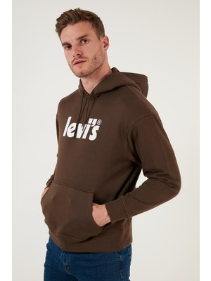 Levi's Pamuklu Relaxed Fit Kanguru Cepli Kapüşonlu Sweat Erkek Sweat A2639