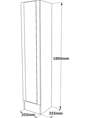 L'occi Concept Hewson Aynalı Askılı Metal Vestiyer Portmanto Ayakkabılık HW17-A