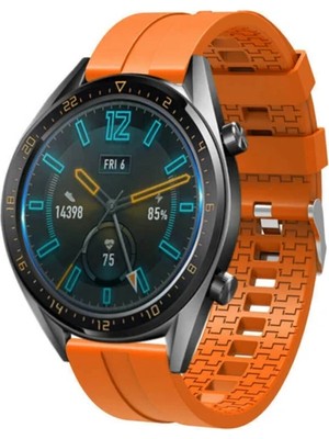 Basias Huawei Watch Gt 2e / Gt Runner / Gt2 / Gt 2 Pro / Gt 3 Pro (46MM) Silikon Kordon Kayış