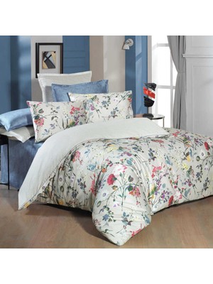 Sarev Irina Saten Çift Kişilik Nevresim Takımı - Gri