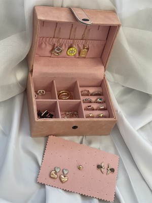 Joia Istanbul Dream Box - Pembe Renk Mini Takı Kutusu