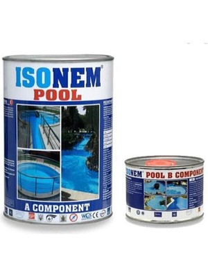 İsonem Isonem Pool 4,5 kg Mavi Havuz Boyası Su Tankları ve Süs Havuzları için Uygun Kullanım