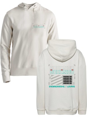 Alfa Tshirt Snowboarding Lovers Ekru Sweatshirt