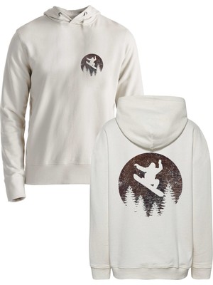 Alfa Tshirt Snowboad Ekru Sweatshirt