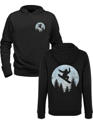 Alfa Tshirt Snowboad Siyah Sweatshirt