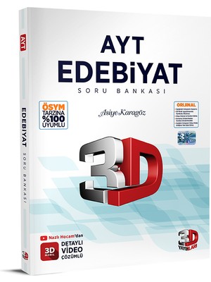 3D Yayınları YKS AYT Edebiyat Soru Bankası