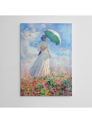 Monet Gezinti Kanvas Tablo