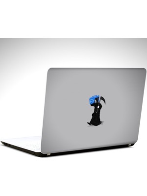 Azrail ve Teyp Laptop Sticker
