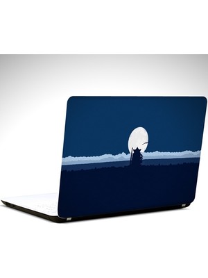 Japonya Dolunay Laptop Sticker
