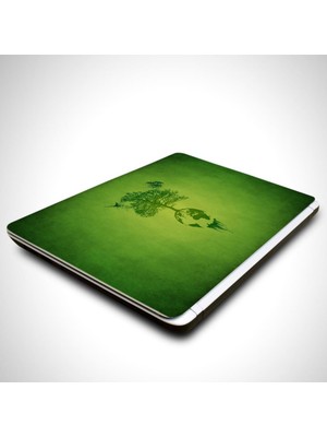 Dünya ve Ağaç Laptop Sticker
