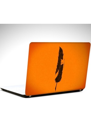 Tilki ve Tüy Laptop Sticker