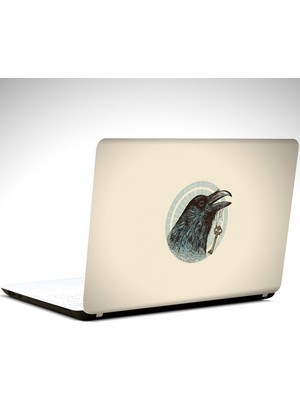 Karga ve Anahtar Laptop Sticker