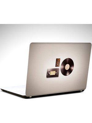 Plak ve Kasetler Laptop Sticker