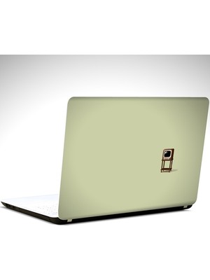 Televizyon Minimal Laptop Sticker