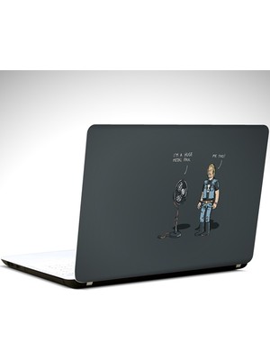 Metal Fanı Laptop Sticker