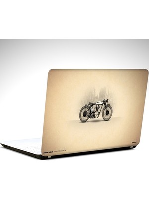 Motorsiklet Laptop Sticker