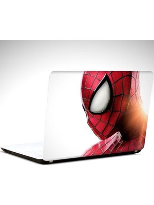 Spider Man Beyaz Laptop Sticker