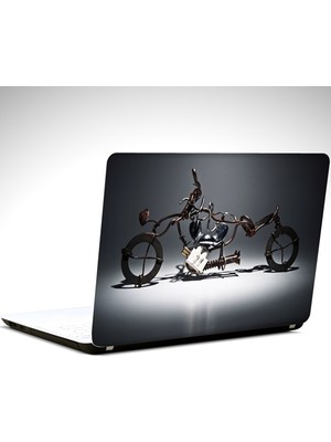 Motosiklet Laptop Sticker