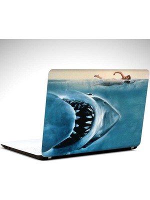 Jaws Laptop Sticker