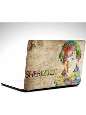 Sherlock Holmes Laptop Sticker