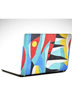 Desenler Soyut Laptop Sticker
