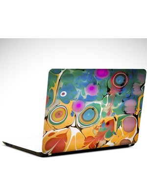 Desenli Renkler Soyut Laptop Sticker