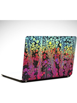 Canlı Renkler Soyut Laptop Sticker