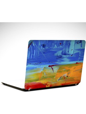 Soyut Siluet Laptop Sticker