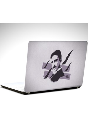 Tesla Laptop Sticker