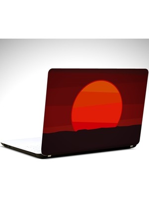 Gün Batımı Laptop Sticker