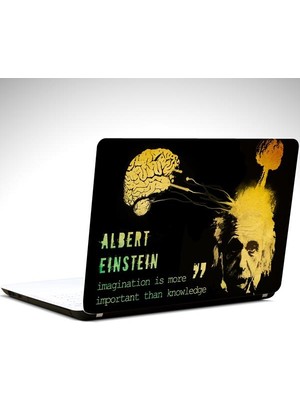 Albert Einstein Laptop Sticker