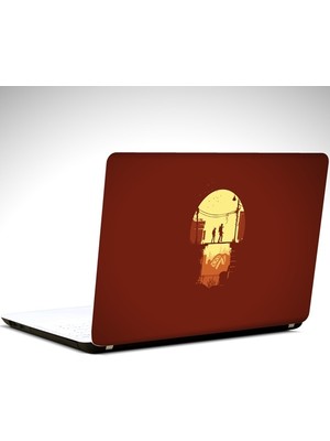 Köprü Minimal Laptop Sticker
