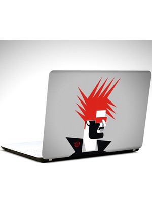Minimal Saçlar Laptop Sticker