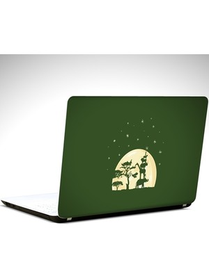 Ağaçlar ve Yıldızlar Laptop Sticker