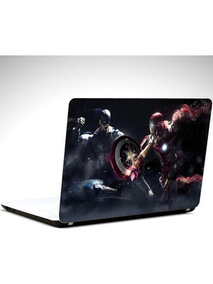 Captain America Laptop Sticker