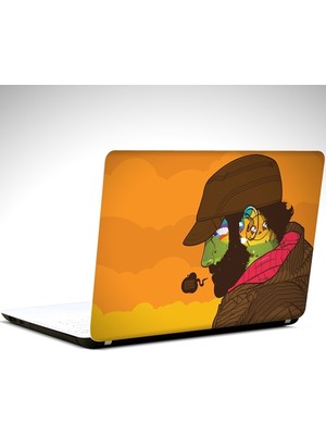 Retro Pipo Laptop Sticker